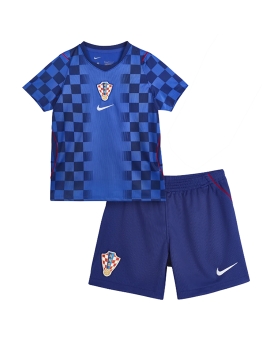Billige Fotballdrakt Kroatia Replika Bortedraktsett Barn VM 2026 Kortermet (med bukser)